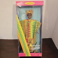 VTG 1996 Barbie Ghanian Dolls of the World DOTW Mattel NRFB MIB 15303