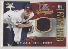 2013 Panini USA Baseball Champions Game Gear Jerseys Chase De Jong #15 03xg
