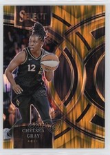 2024 Panini Select WNBA Premier Level Gold Flash Prizm 8/10 Chelsea Gray 3d3