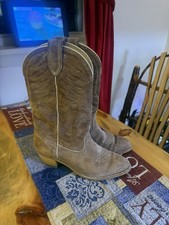 Vintage Western Wolverine Suede Leather Boots Ladies Size 7.5