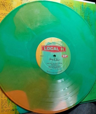 Local H Hey, Killer LP (Green/Yellow Vinyl), NM Copy Opened Never played