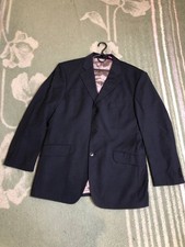 Balmain Mens Blazer Size 40 S Black Wool Business City