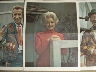 DOLLY PARTON PORTER WAGONER & SPECK RHODES 3 POSTERS 11x14 AUTOGRAPHED! RARE!