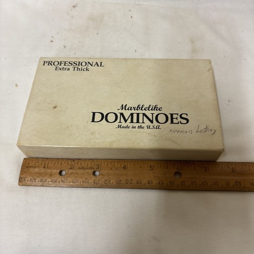 Dominó profesional extra grueso de colección Puremco tipo mármol hecho en EE. UU. - Imagen 7 de 8