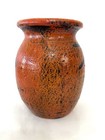 VINTAGE HAND PAINTED MEXICAN ADOBE FLOWER POT — photo 4