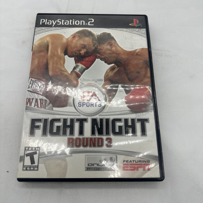 Fight Night Round 3( Sony PlayStation 2 PS2 ) Tested Game Box Only