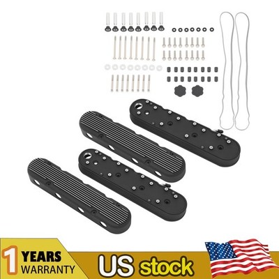 Cast Aluminum Tall Valve Covers Fit for LS1 LS2 LS3 LS6 5.3 6.0L US 241-182