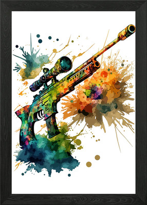 AWP Sniper Gerahmtes Wandbild Poster Leinwanddruck Bild