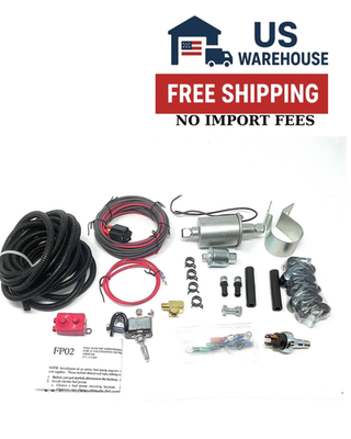 #ad #ad Electric Fuel Pump KIt 12 Volts Carburetor Engines with Oil Pressure Cut off $154.00