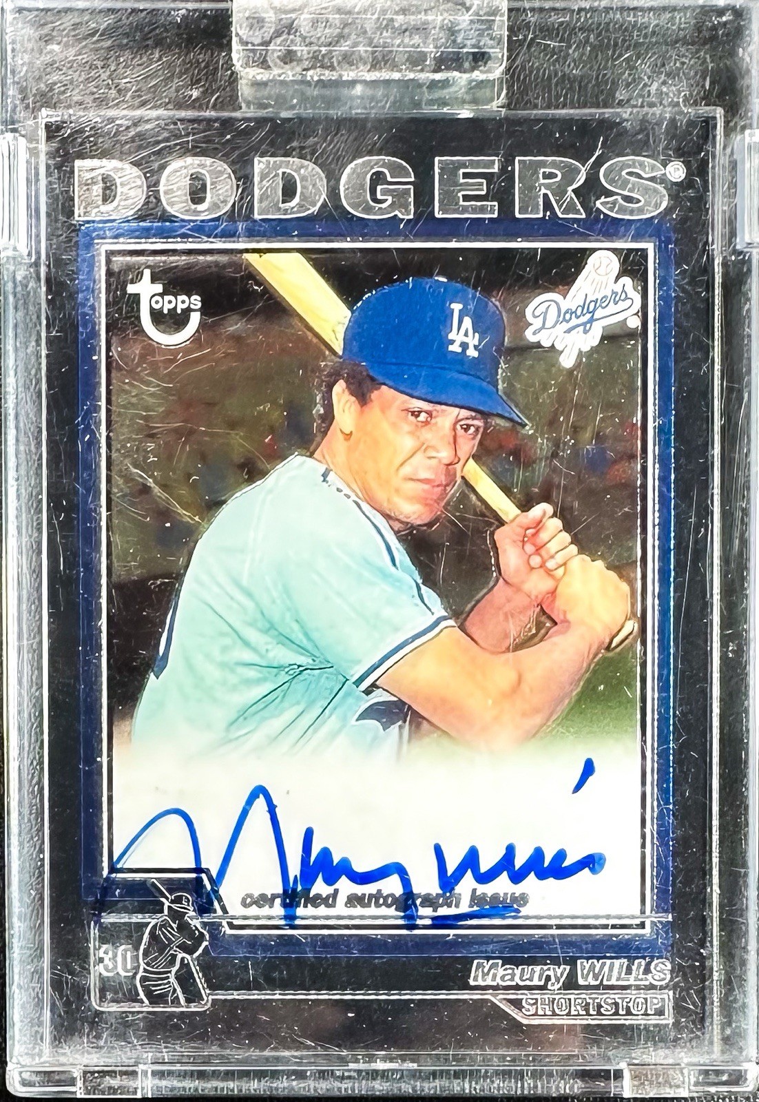 2004 Topps Retired Signature Edition Auto Maury Wills #TA-MW Auto