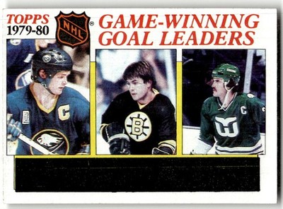 1980-81 Topps 1979-80 Game-Winning Goals Leaders (Gare / McNab / Stoughton) #167