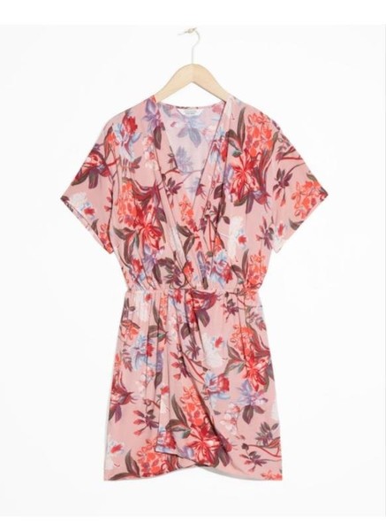 Women & Other Stories Dress Pink Viscose 34 / XS / #3G8T