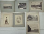 1900s antique S.W. BRIDGHAM lot 25pc PHOTOS Niagara Falls New London Interiors — photo 8
