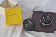 Arista 50mm  Accura 50mm enlarger lens pair w/ lensboaord vgc