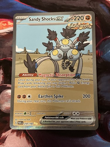 Pokémon TCG Sandy Shocks EX Paradox Rift 250/182 Holo Special Illustration Rare