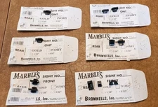Gunsmithing Parts - Vintage Marble's Sight Assortment - New Old Stock