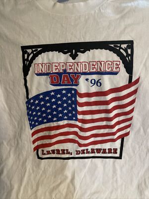 Vintage 1996 Independence Day T-shirt Size xl single stitch. | eBay