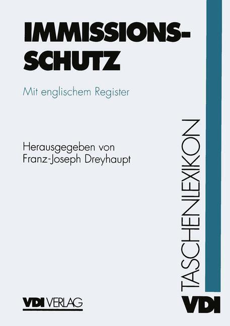 Thumbnail - Vdi-taschenlexikon Immissionsschutz | Buch | 9783642515033
