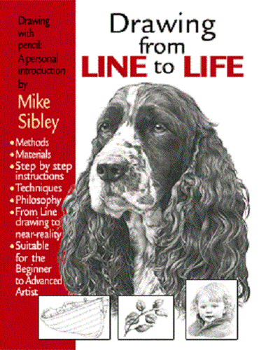Canine Pencil Art Instruction Book Drawing From Line to Life by Mike Sibley - Picture 1 of 2