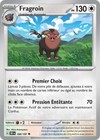 Carte FRAGROIN 184/197 Pokémon Flammes Obsidiennes EV3 Neuve OBF FR