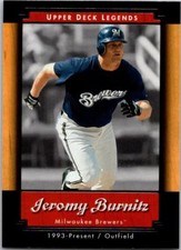 JEROMY BURNITZ 2001 Upper Deck Legends #53 