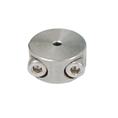 Marine Stainless Steel 2-Part Wire Cable Clamp Stop Used for 1/8'' Cable Wire