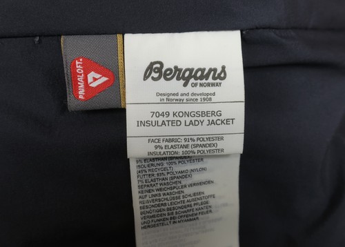 GIACCA ISOLATA BERGANS OF NORWAY WMNS SCI PRIMALOFT STRETCH KONGSBERG taglia M B - Foto 10 di 11