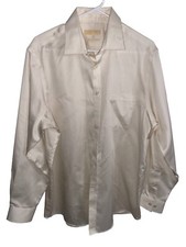 Michael Kors Beige Button Down Dress Shirt 16 1/2 34/35