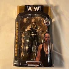 AEW UNRIVALED SERIES 9 #73 EDDIE KINGSTON JAZWARES WRESTLING FIGURE IN HAND