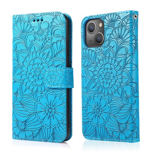 Flower Card Wallet Flip Phone Case For iPhone 11 12 13 14 Pro Max XR XS 7 8 SE - Picture 9 of 53