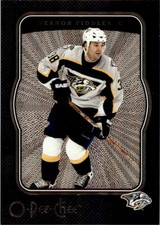 2007-08 O-PEE-CHEE MICROMOTION BLACK VERNON FIDDLER 006/100 NASHVILLE PREDATORS