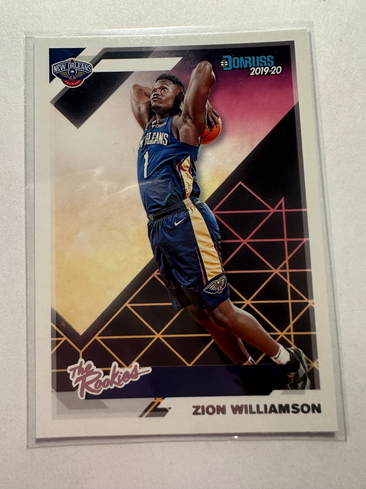 K70,086 - 2019-20 Donruss The Rookies #1 Zion Williamson