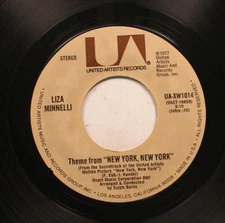 Jazz 45 Liza Minnelli - Theme From "New York New York" / Hazoy On United Artists