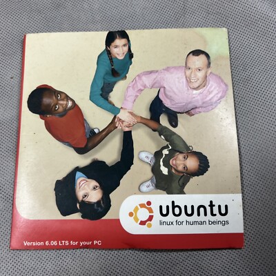 Ubuntu Linux Version 6.06 Software PC CD Rom-RARE N3