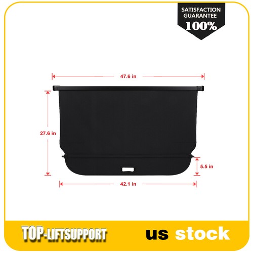 Retractable Cargo Cover For 2024 Subaru Crosstrek - Trunk Privacy Shade With Sound Deadening & UV Protection
