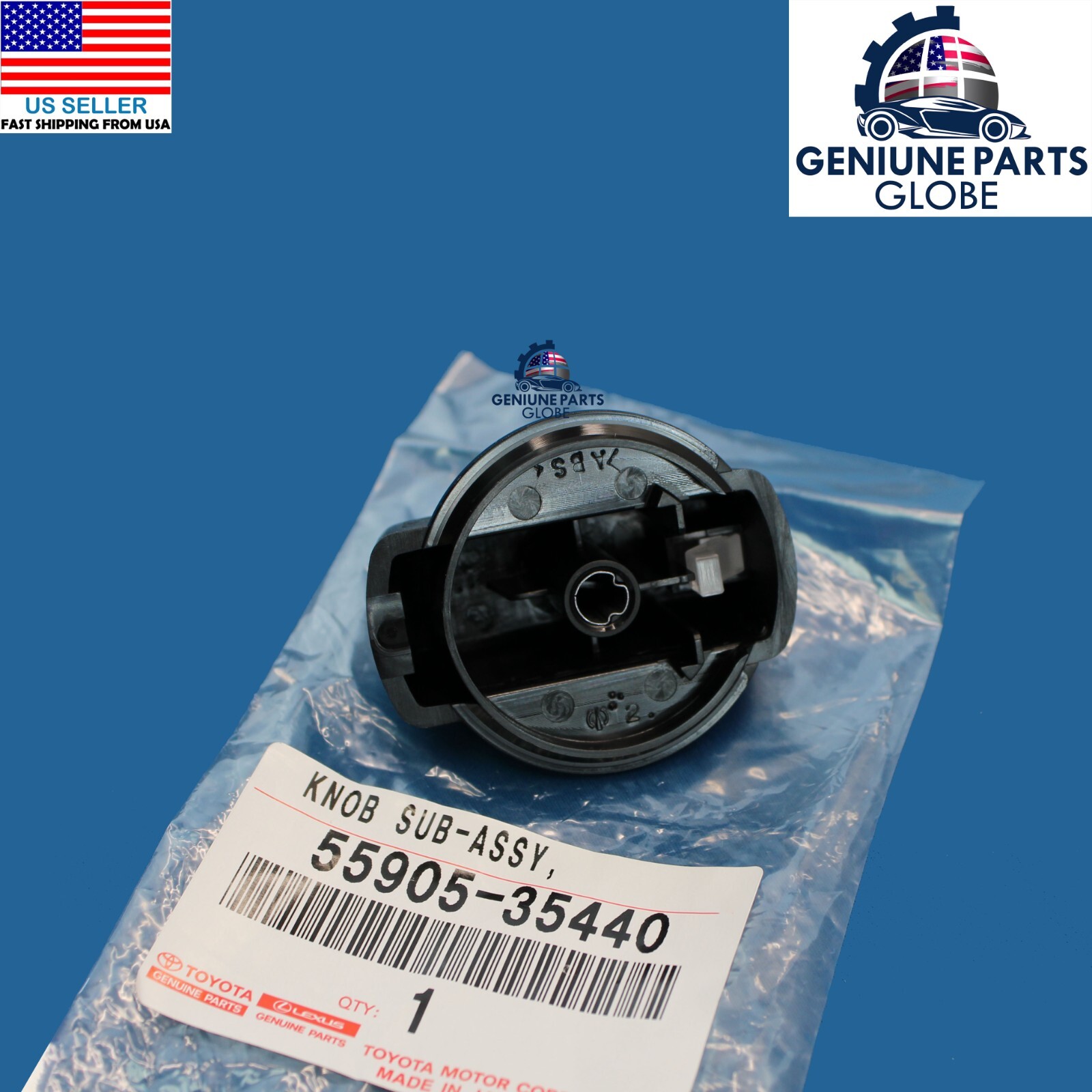 GENUINE OEM TOYOTA 0714 FJ Cruiser AC HEATER CLIMATE CONTROL KNOB