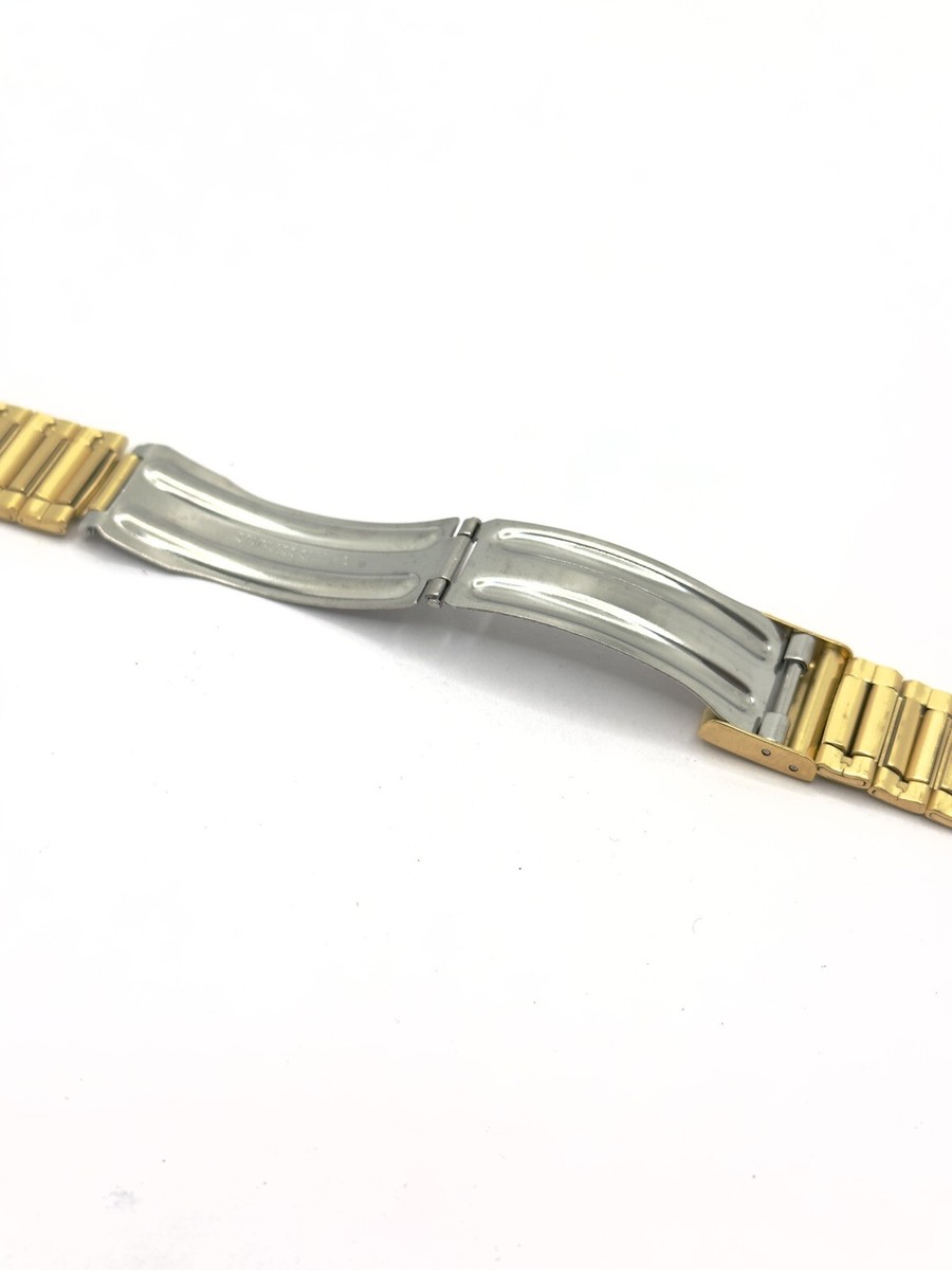 Seiko NOS Vintage 17.5mm Gold-Tone Stainless Steel Watch 8M25-8030