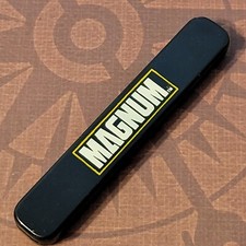 Flip It Sliding Knife Made In USA Magnum Advertising Vintage Single Blade Folder