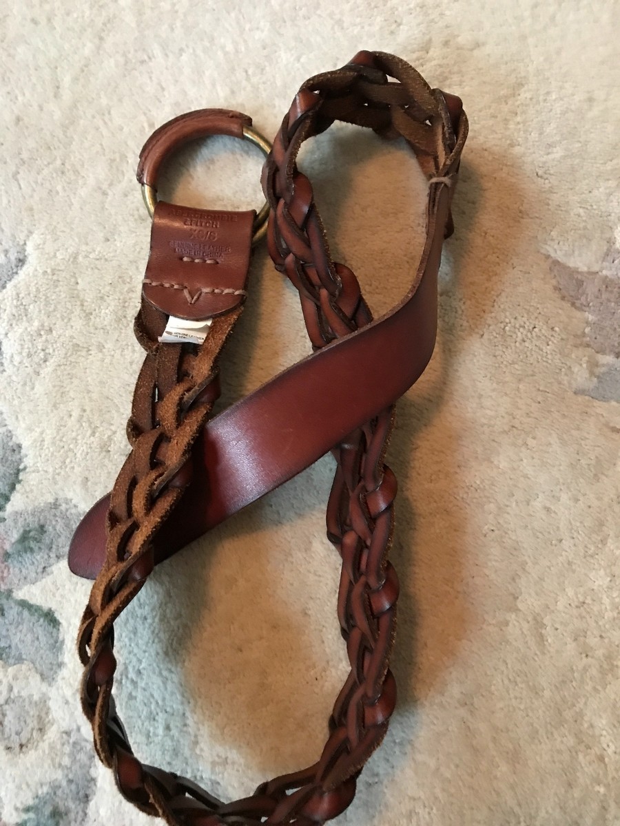 Unbranded Brown Wide Beaded Braided Leather Waist Belt Women M Hippie Boho Woven Brown Braided Waist Belt with Tassel for Women Bohemian  main image 3