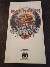 Iron Maiden-12 Wasted Years VHS + Bonus Iron Maiden Live 1983 VHS. Free Shipping