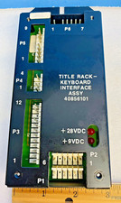 ROWE AMI CD JUKEBOX CD100F THRU CD100I TITLE RACK E TASTIERA PCB #40856101