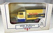 1931 True Value Hardware 10th Anniversary Edition Delivery Truck Bank Boxed New