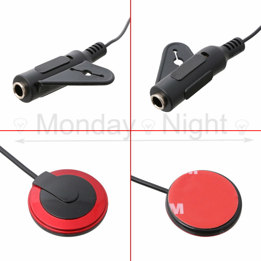 Microfono A Contatto Piezoelettrico - Per Violino, Chitarra, Ukulele - Con Cavo 6,35 Mm - Foto 11