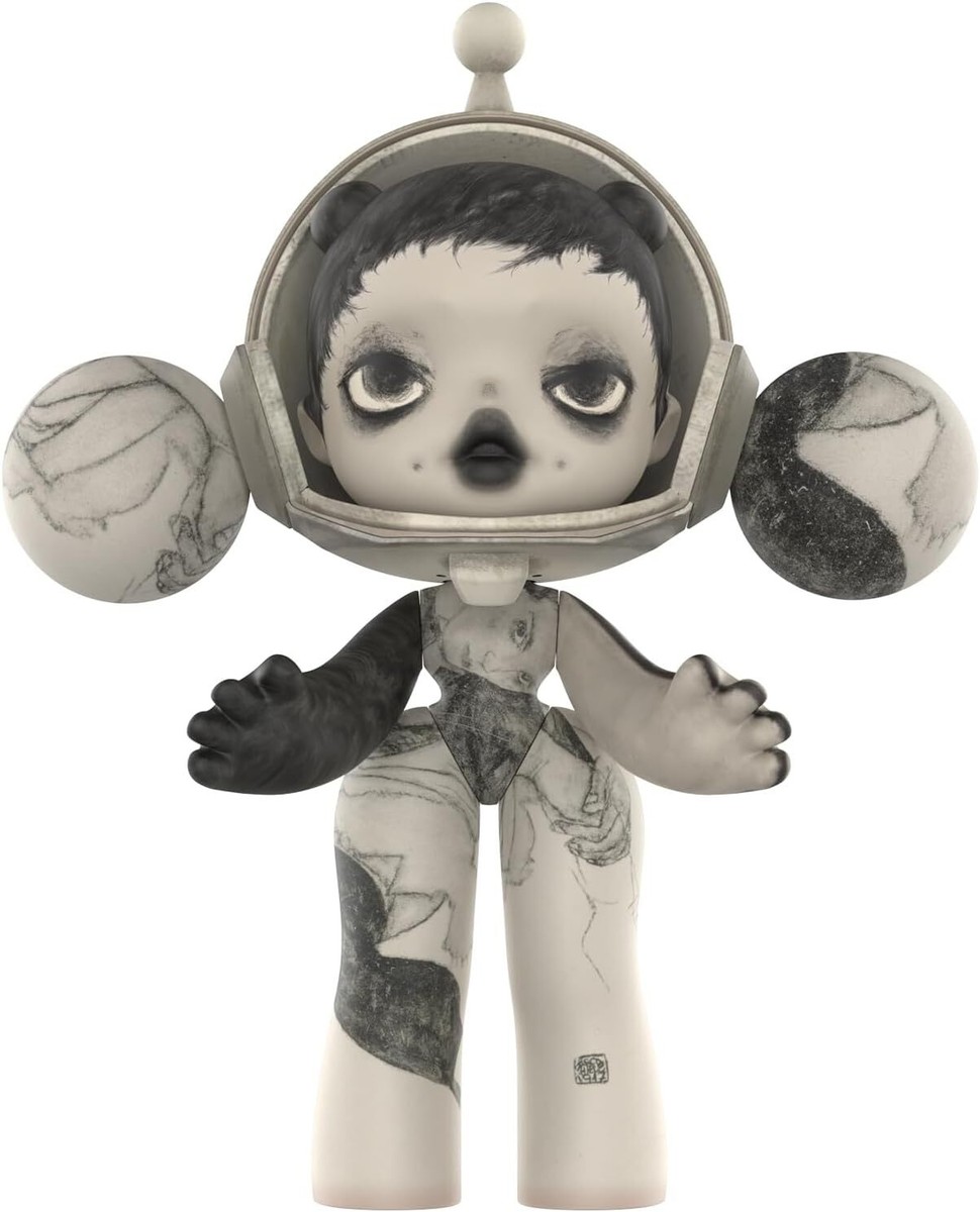 その他 POPMART SKULLPANDA SHOPAHOLIG POP MART MEGA α SKULLPANDA 400% Egon Schiele Collectible Art
