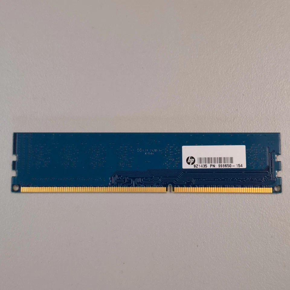 HP 4GB DDR3 RAM PC3-12800 1600MHz non-ECC Unbuffered CL11 DIMM HP698650-154 - Image 3 of 3