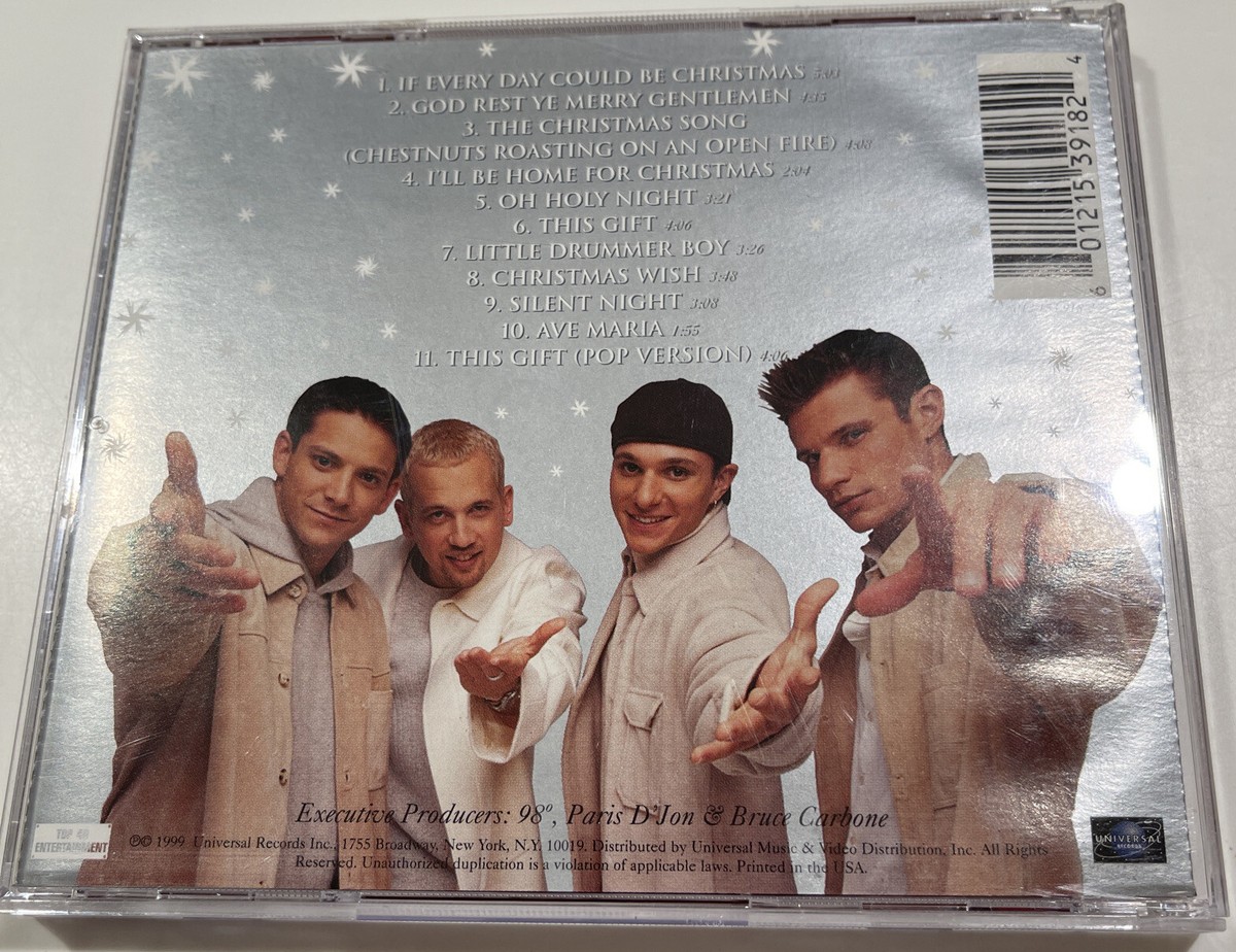 98 Degrees OP 1999 CD w/ “This Gift” & “Christmas Wish” + 2 Other