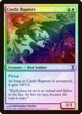 Castle Raptors FOIL Time Spiral NM White Common MAGIC GATHERING CARD ABUGames