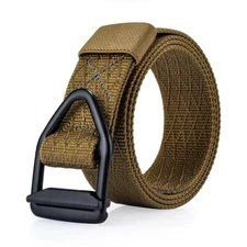 FARAMIGO Fashion Men's Belt  Western-style Military Canvas Belt Casual Brand Des