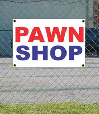 2x3 PAWN SHOP Red White  Blue Banner Sign NEW Discount Size  Price