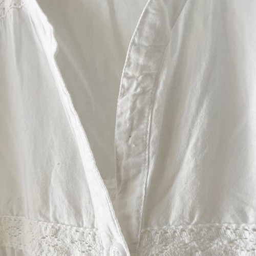 Melissa Odabash White Eyelet Caftan Cover-Up Dress - Size Small - Flaw Noted - Picture 10 of 10